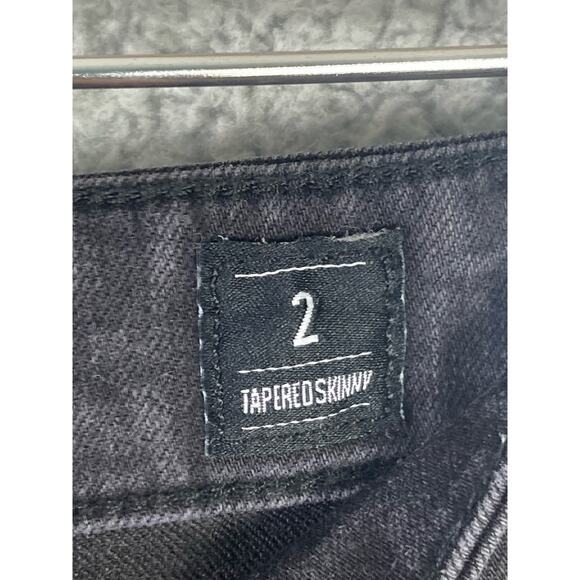 Kootinsen Women's Distressed‎ Tapered Skinny Jeans Black Size 2 - Picture 3 of 10